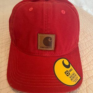 Red Carhartt Baseball Hat New with Tags